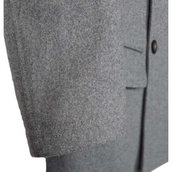 Lauren Ralph Lauren Men's Classic-Fit Double-Breasted Wool Peacoat Grey 38S NWOT - Picture 5 of 7